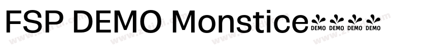 FSP DEMO Monstice字体转换 FSP DEMO Monstice字体转换